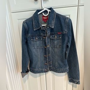 Guess Indigo Denim jacket with tags. Size small